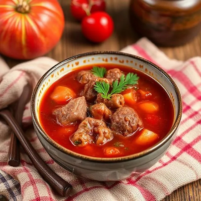 Борщ классический с говядиной