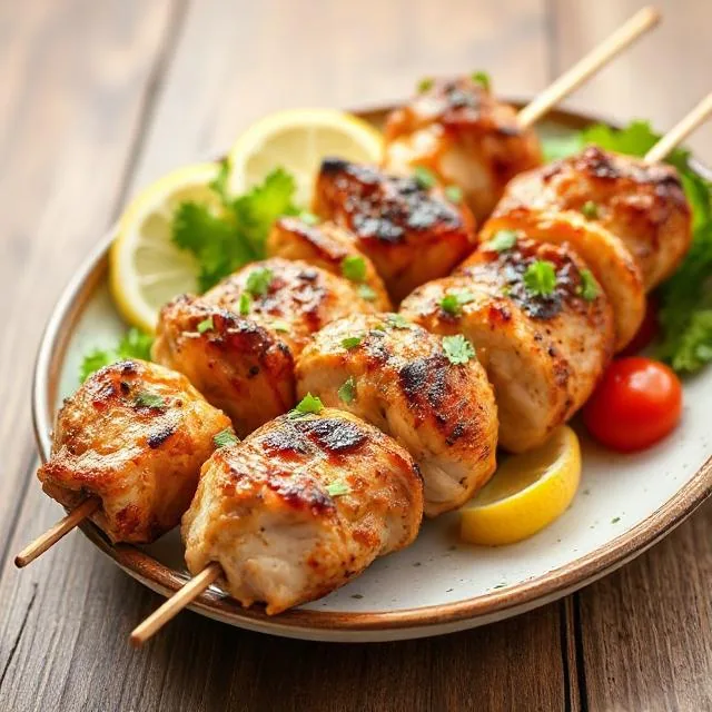 Шашлык из куриного бедра