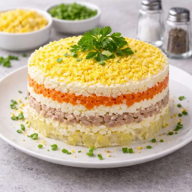 Салат Мимоза