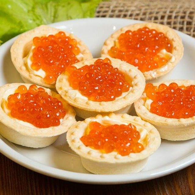 Тарталетки с икрой